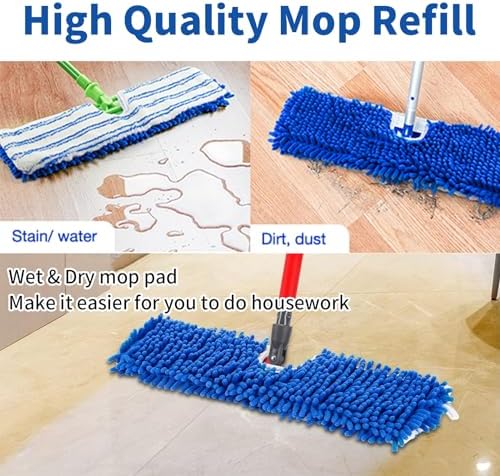 2 Pack Flip Mop Refills for O-Cedar Wet Dry Use