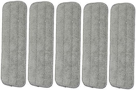 5Pcs Spray Mop Pads Washable Replacement for Hardwood Tile Floors