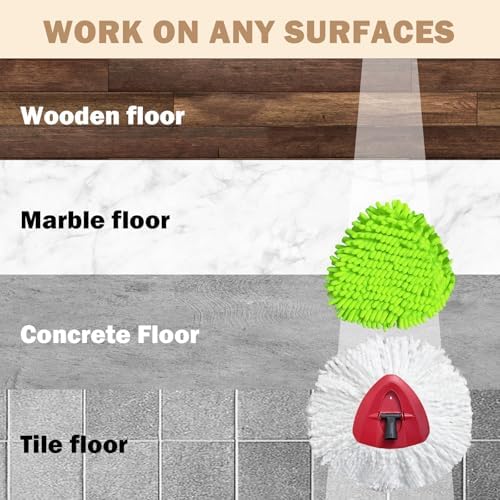 SureOBliss 5PCS Spin Mop Replacement Heads for Ocedar