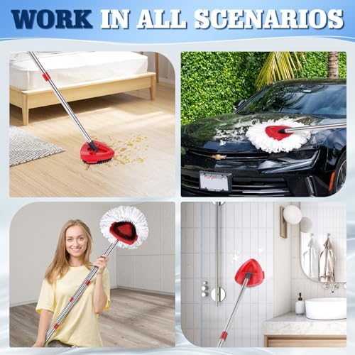 6 Pack Mop Heads for Oceda EasyWring 1-Tank System
