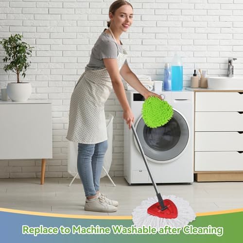 BywoBywo 3 Pack Reusable Microfiber Mop Pads Set