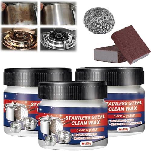 Magical Nano Stainless Steel Cleaning Paste 3pcs