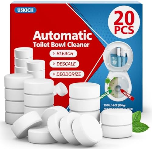 USKICH Toilet Bowl Cleaner Tablets 20 Pack 1