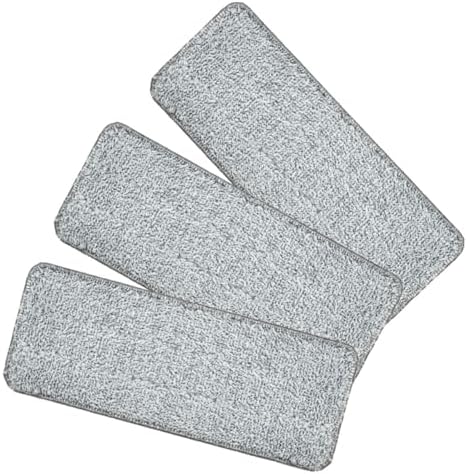 3pcs Microfiber Mop Pads Reusable for Hardwood and Tile