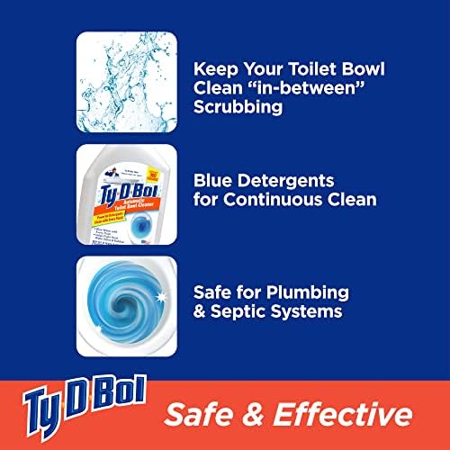 Ty-D-Bol Toilet Bowl Cleaner with Deodorizing Action