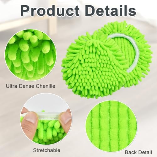 DLAIMI 6-Pack Spin Mop Head Replacement for RinseClean 2 System