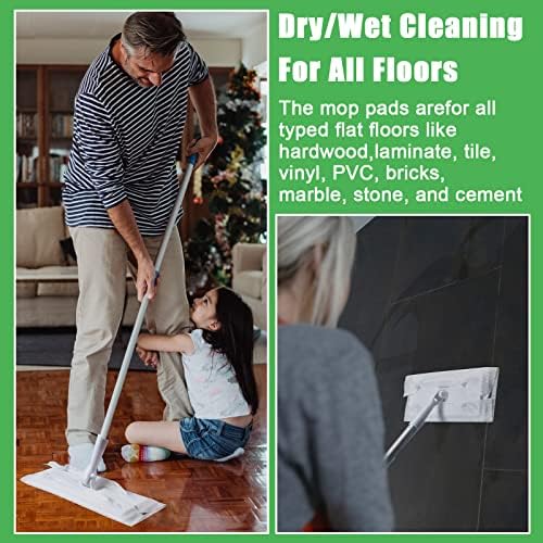 Zubebe 600 Pcs Disposable Dry Mop Refills