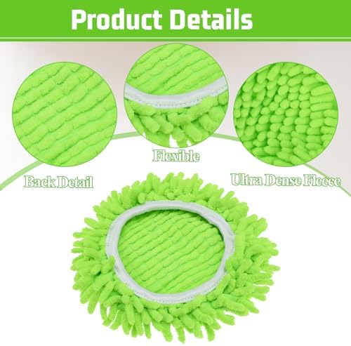 Yuomeaz 2 Pack Spin Mop Replacement Heads