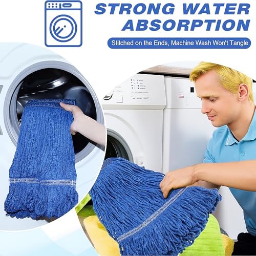 10 PCS Heavy Duty Blue Mop Head Refills