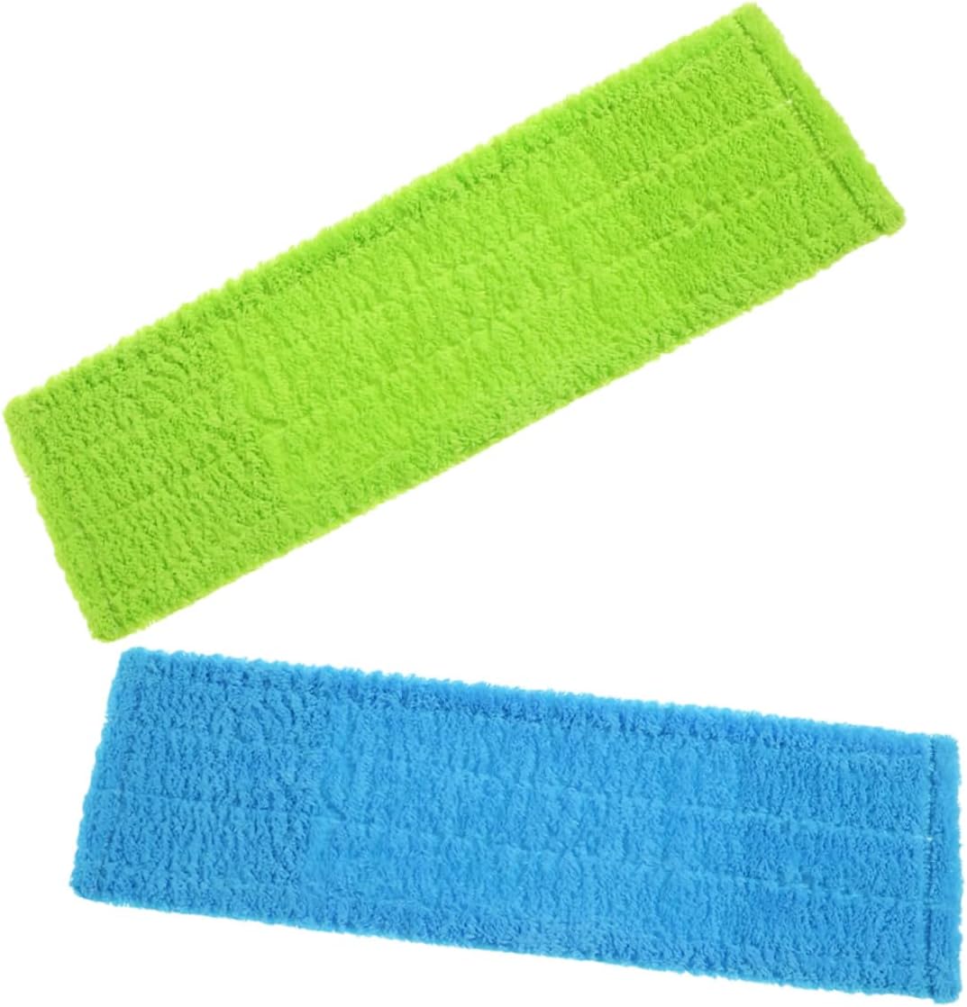 2pcs Thick Coral Fleece Mop Pads Replacement 1