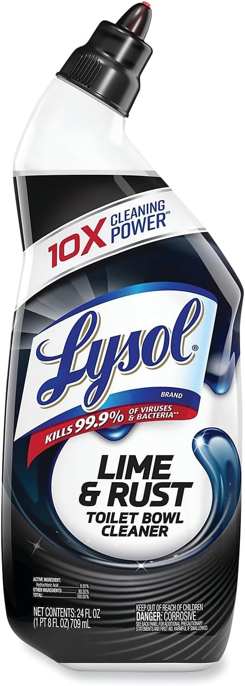 Lysol Lime Rust Remover Toilet Bowl Cleaner 216oz 9X24oz 1