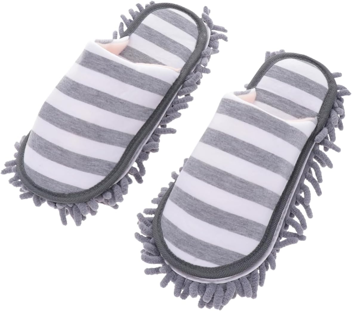 Minkissy Chenille Floor Clean Slippers Washable Mopping Covers