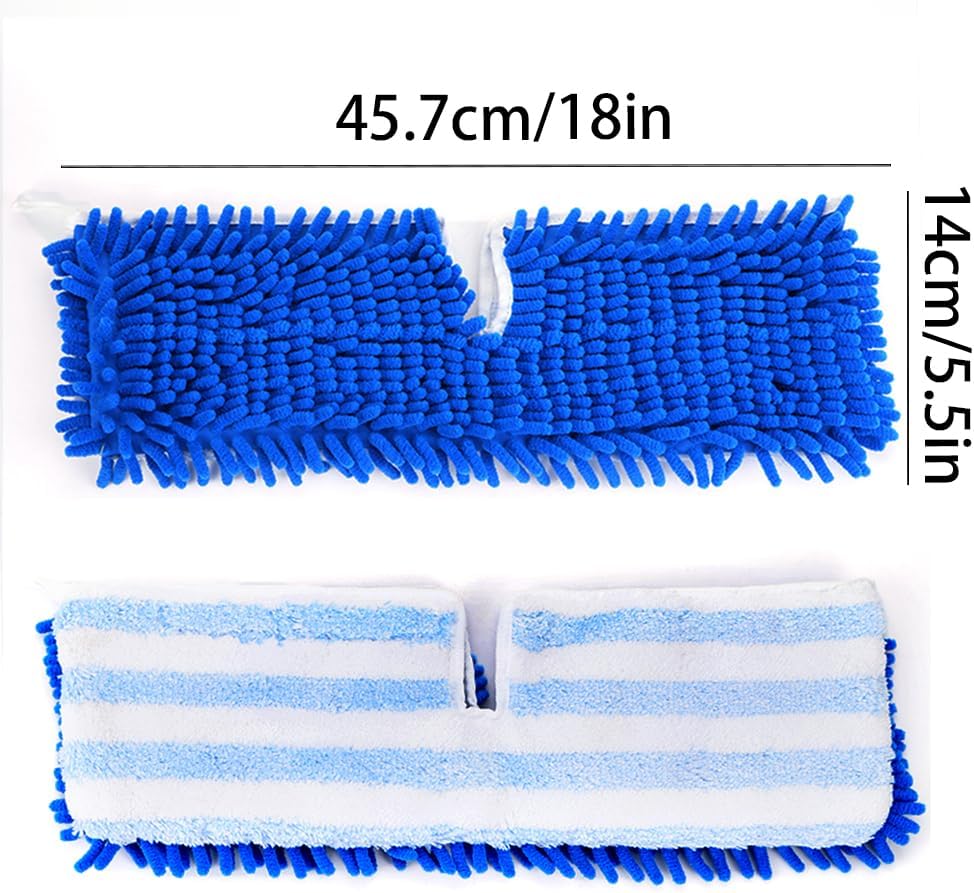 DRKLEAN Microfiber Mop Refill Pack of 6