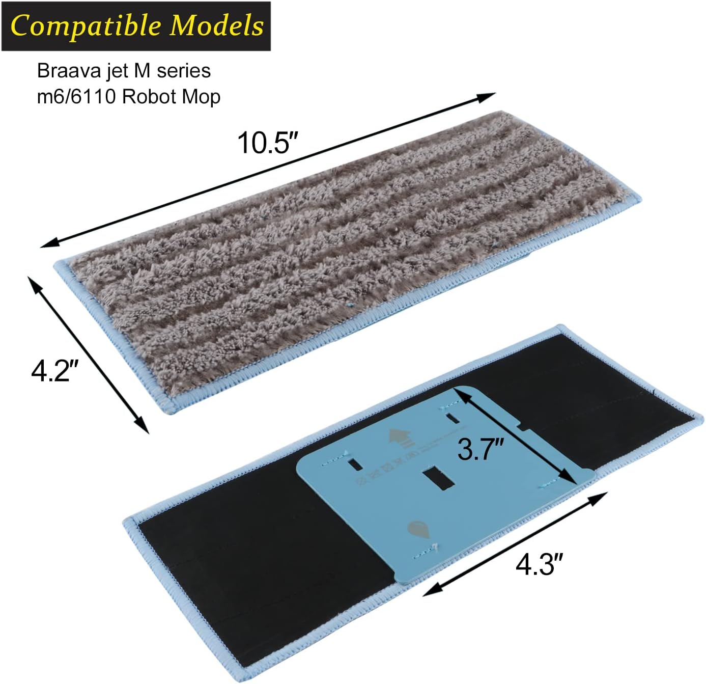 MXZONE Braava Jet M6 Wet Mopping Pads 4 Pack