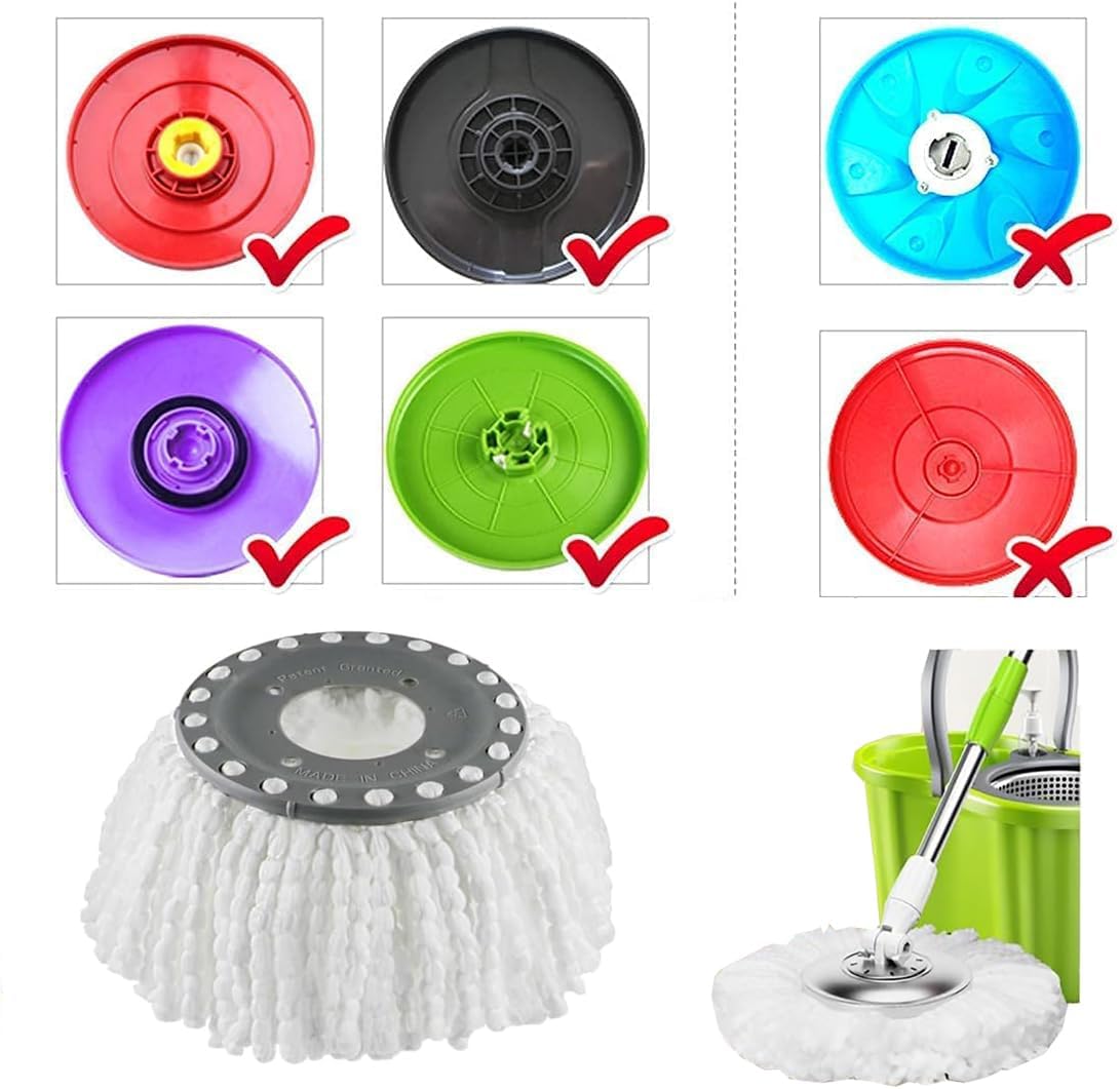 5PCS Universal Spin Mop Head Refill for Standard 360 Spin Magic Mop