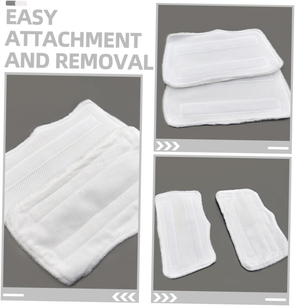 3pcs Washable Microfiber Steam Mop Pads for Shark Compatible