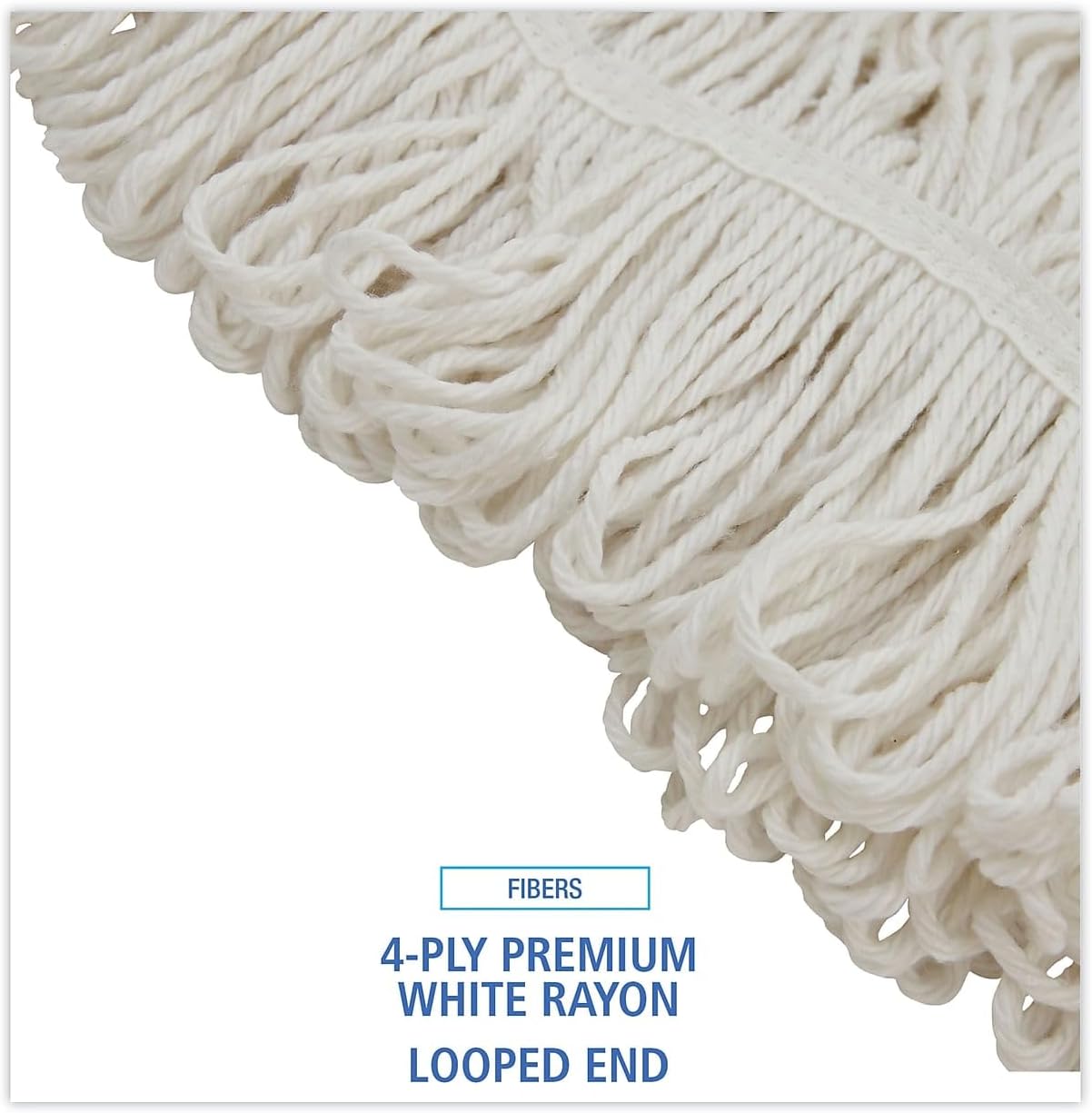 Unisan Boardwalk 424REA Pro Loop Web Tailband Replacement Mop Head