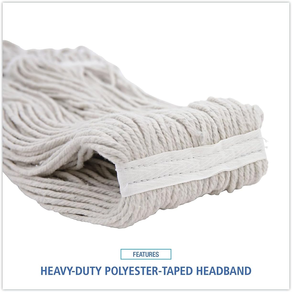 Boardwalk Pro Loop Web Tailband Wet Mop Head