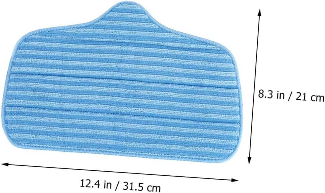 2pcs Microfiber Mop Pads for Efficient Floor Cleaning