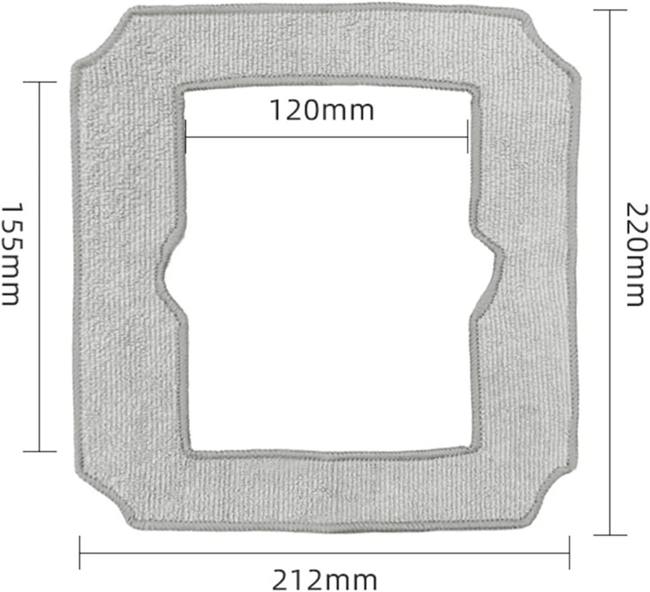 Vamarads Microfiber Mop Pads 4 Pack - Window Vacuum Compatible