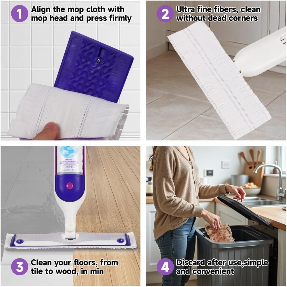 Pactmax 20 Pack Swiffer Power Mop Refills
