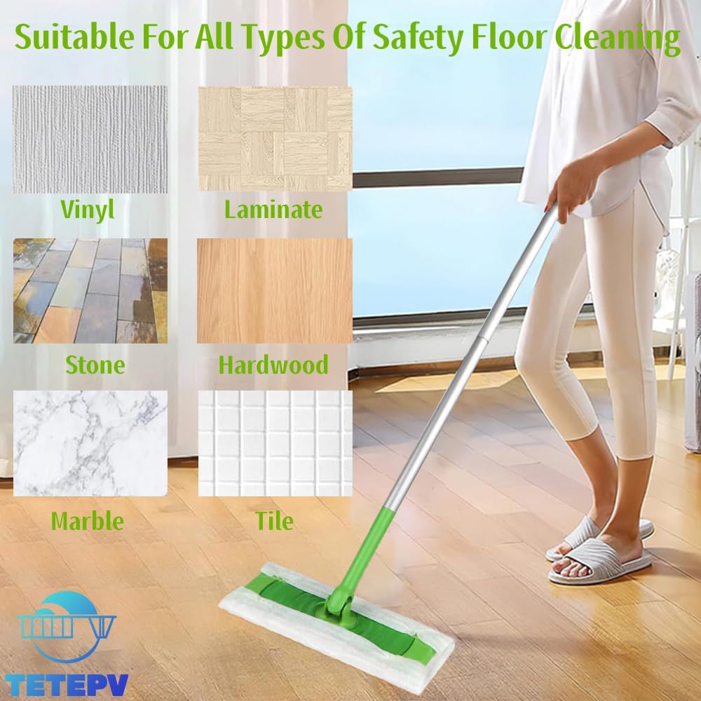 TETEPV Dry Sweeping Cloths for Swiffer 100 Count