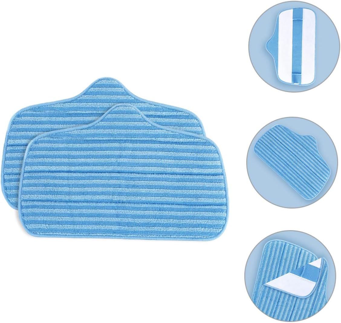2PCS Fiber Mop Replacement Pads for Hardwood Floors