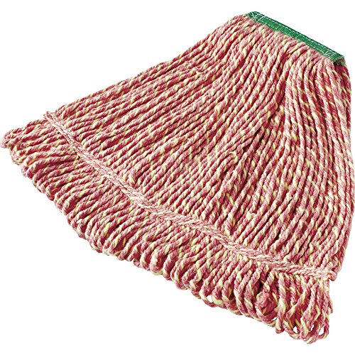 Rubbermaid Super Stitch Mop Head Replacement 1-Inch Medium Red