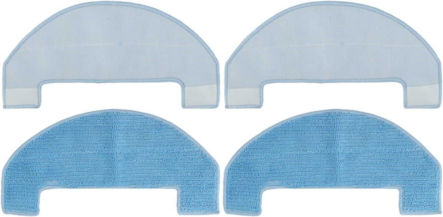 CRIDENG Mop Cloth Kit for Mova E10 4pcs Microfiber Washable Replacement Pads