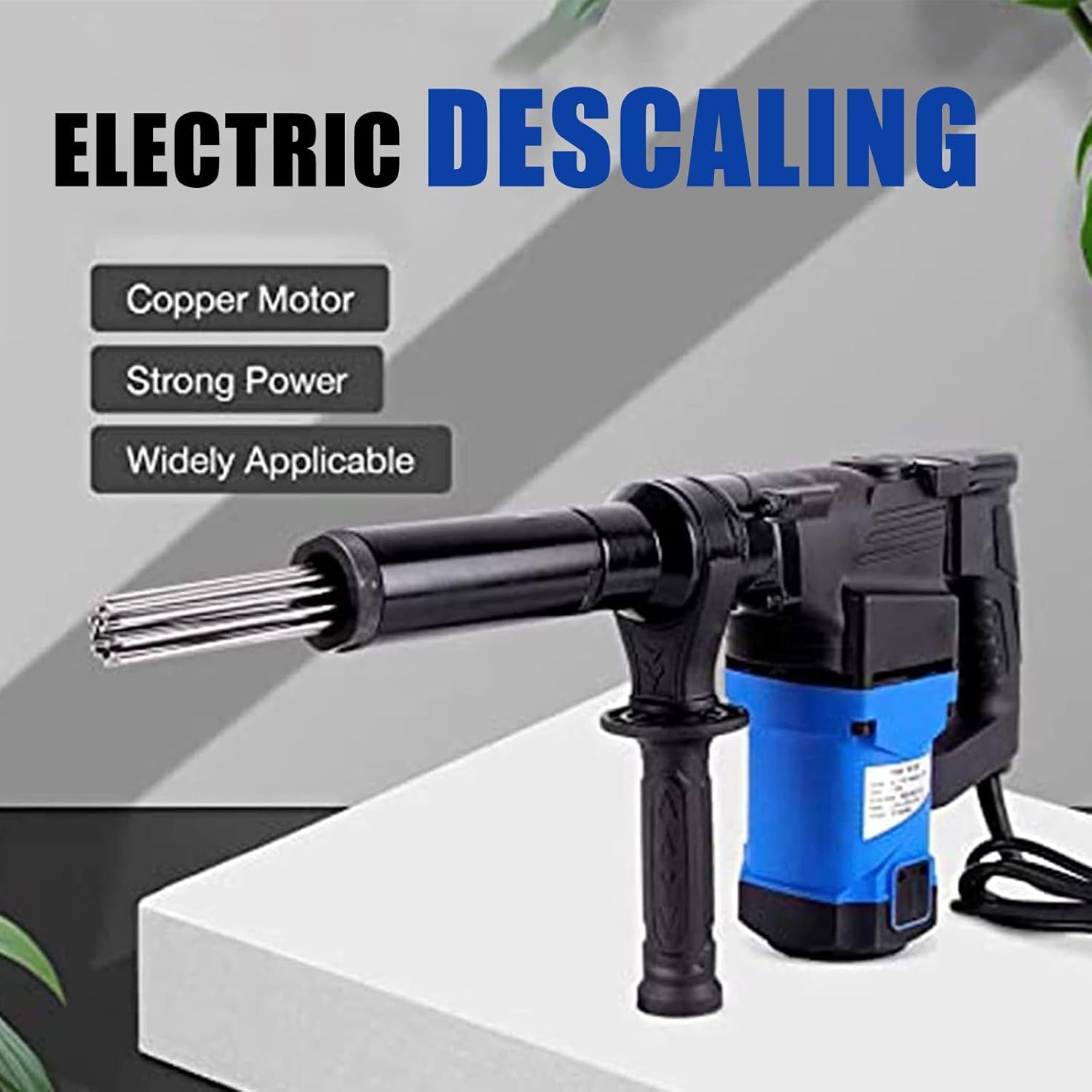 High Power Industrial Pistol Grip Needle Scaler 1100W 220V