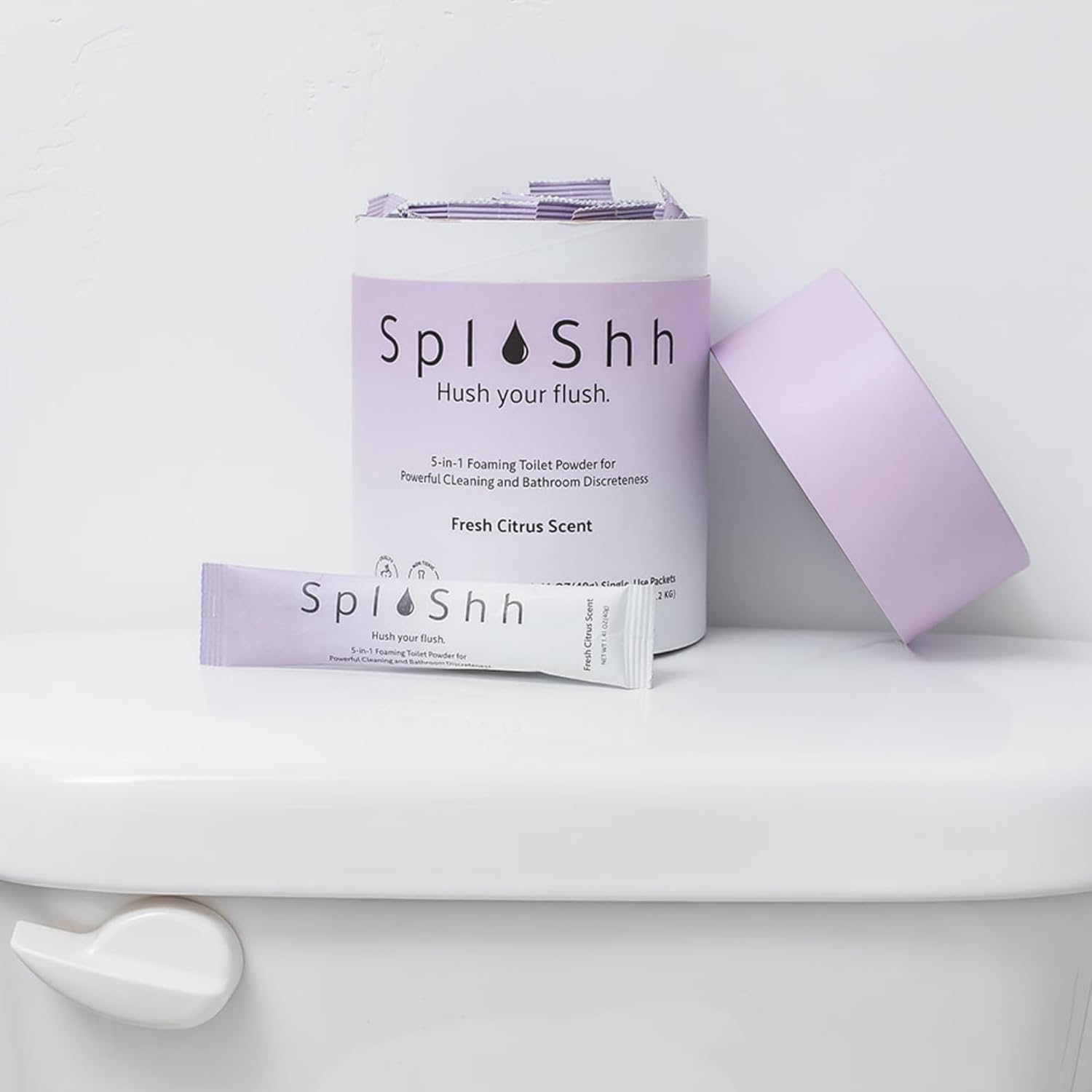 SplaShh 5 in 1 Toilet Bowl Cleaner 30 Powder Packets