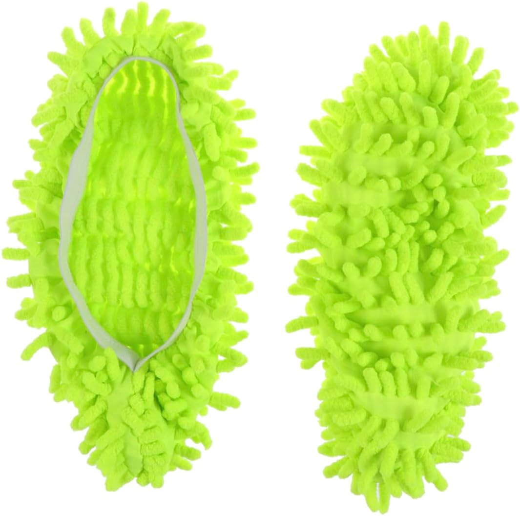 CALLARON Mop Caps Chenille Dust Mop Slippers 4 Pcs 1