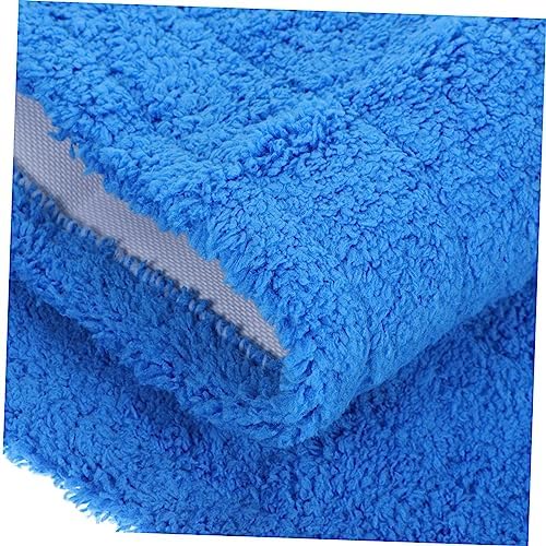2Pcs Coral Fleece Mop Pads Reusable Replacement Heads