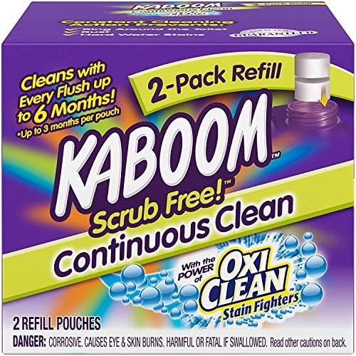 Kaboom Scrub Free Continuous Clean Toilet Refill 2 Pack