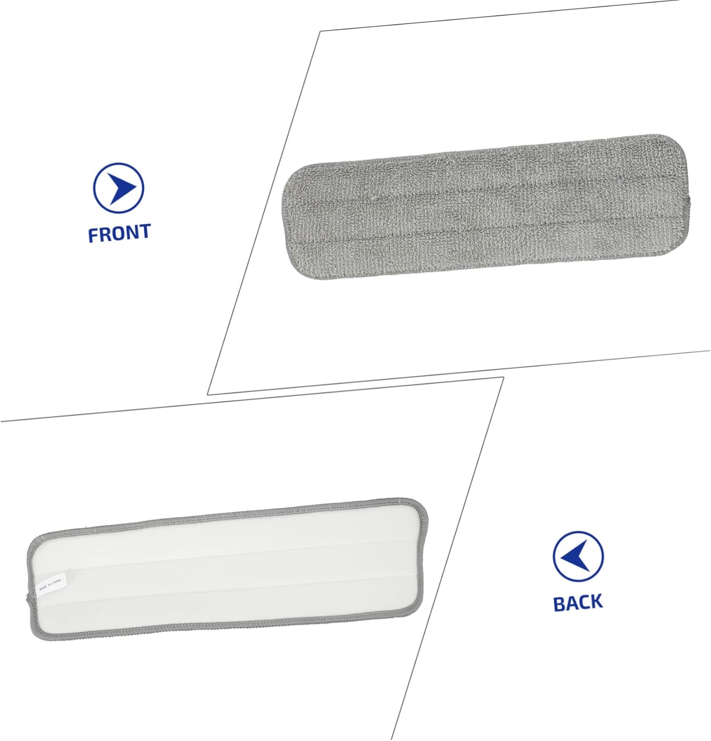 5Pcs Spray Mop Pads Washable Replacement for Hardwood Tile Floors