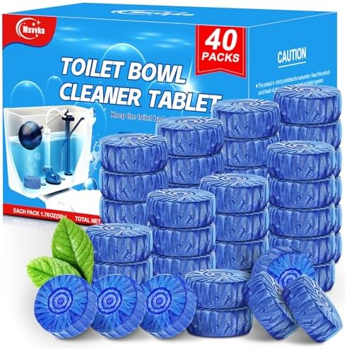 Msvvko Toilet Bowl Cleaner Tablets 40 Pcs