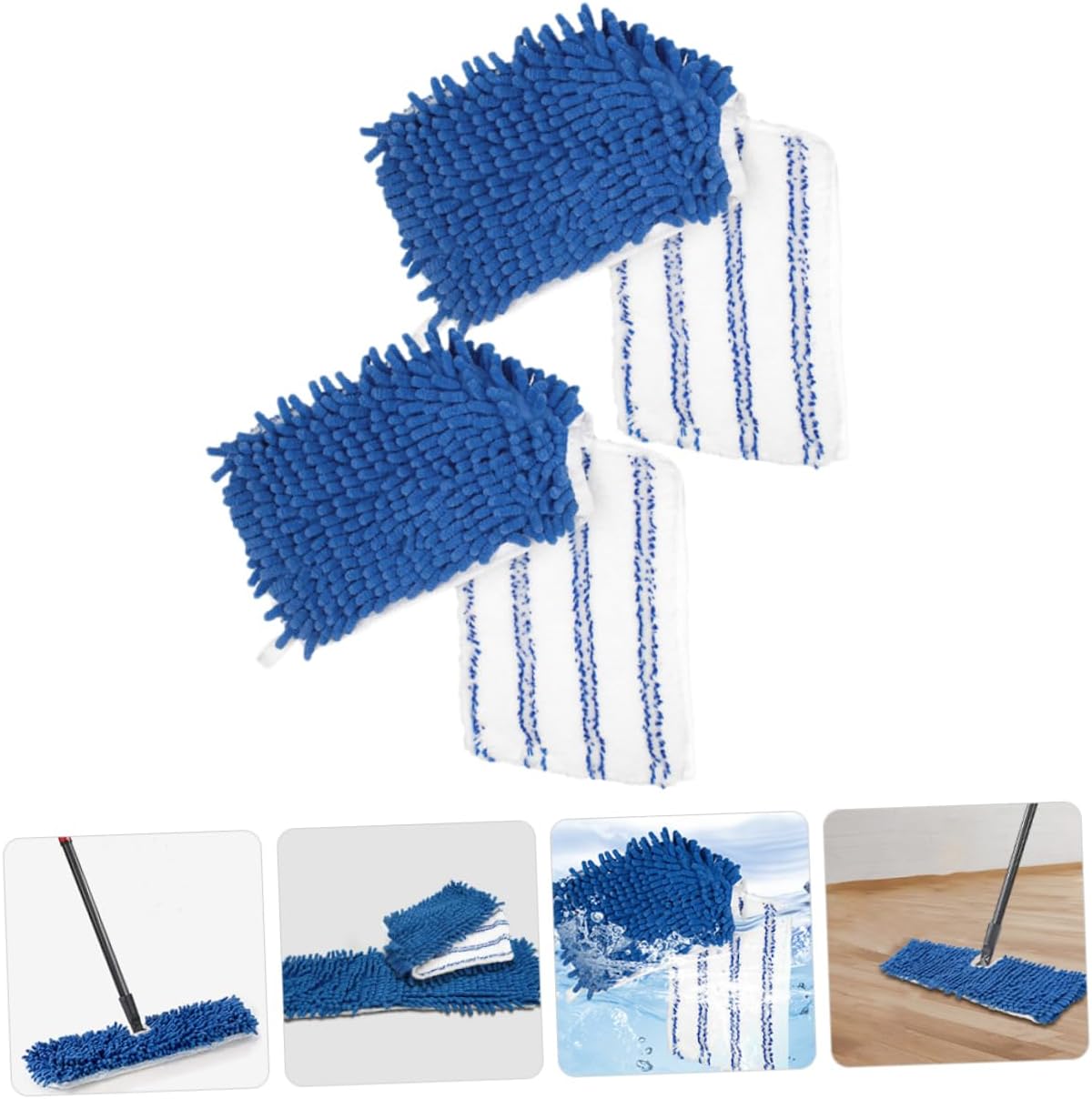 Ipetboom Chenille Mop Pads Wet Dry Replacement 1
