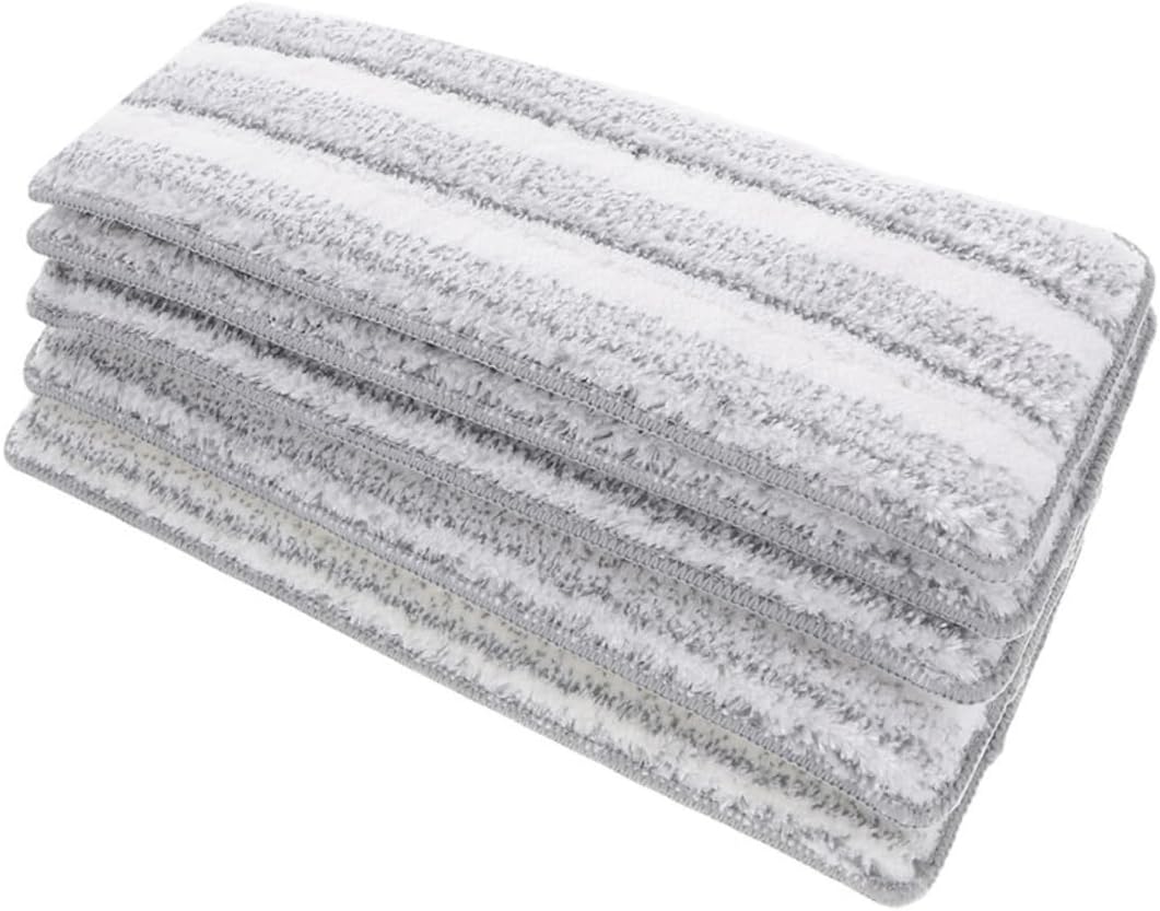 PACKOVE 5pcs Microfiber Mop Pads for Tile and Hardwood Cleaning