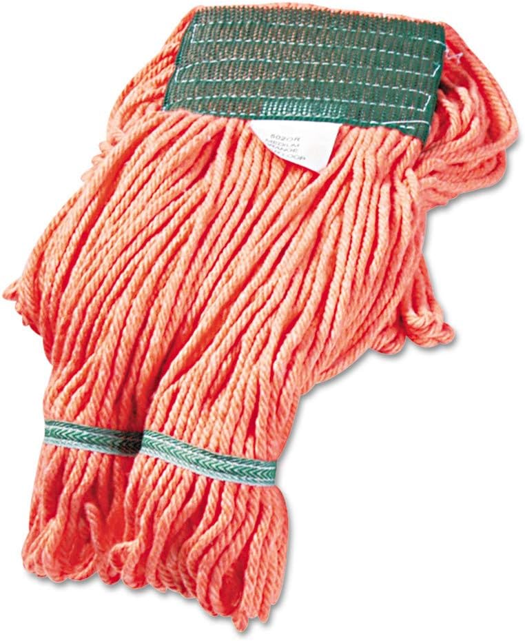 Boardwalk BWK502OR 5 in Super Loop Wet Mop Head - Orange