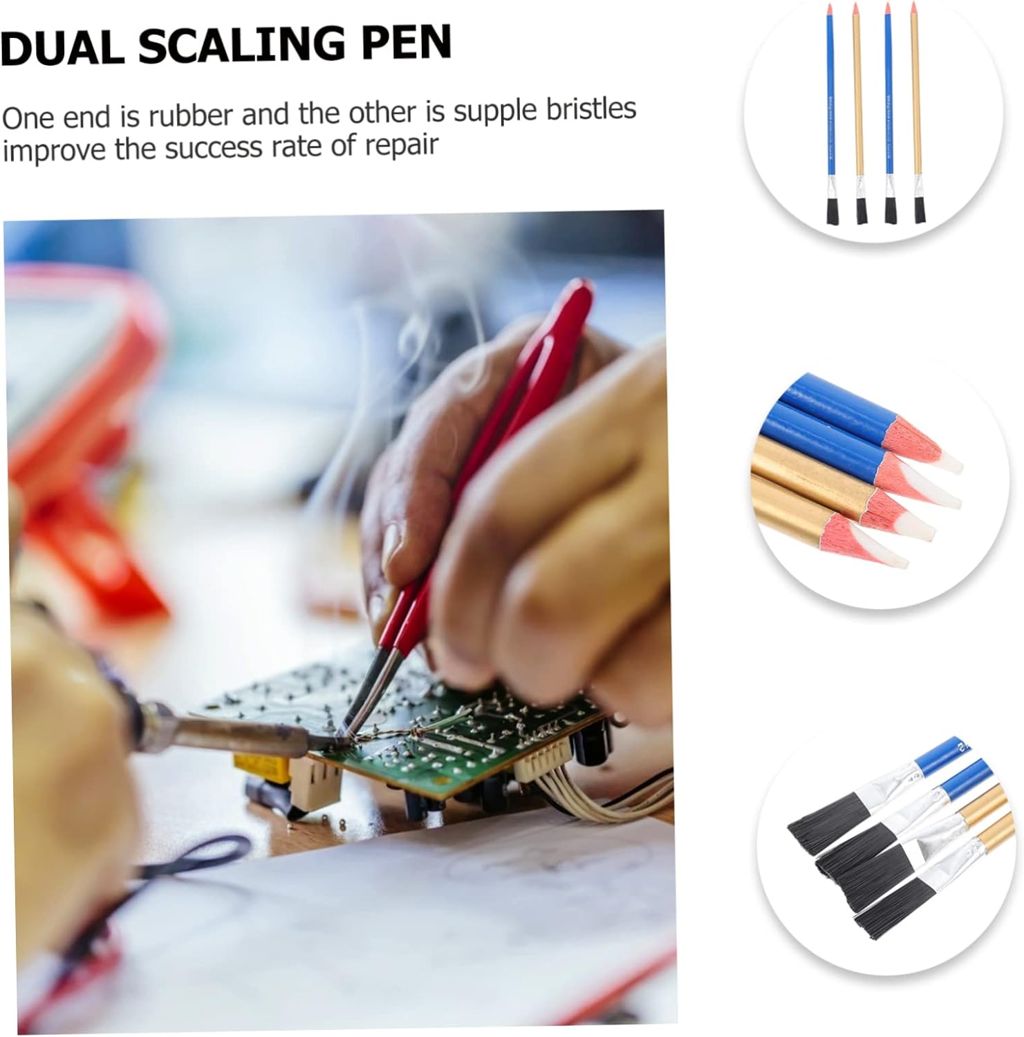 4pcs Circuit Board Derusting Pen Brush Set
