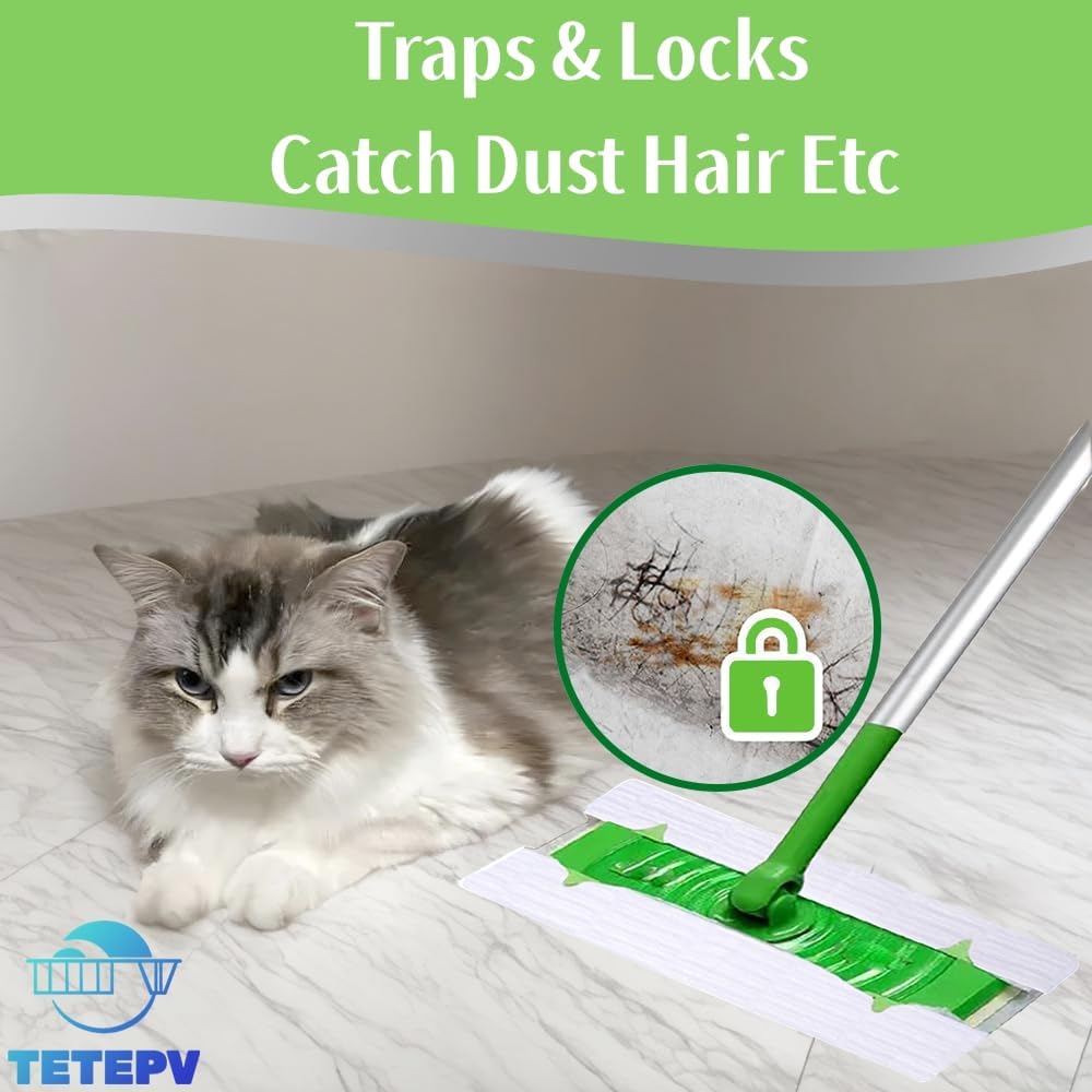TETEPV Dry Sweeping Cloths for Swiffer 100 Count