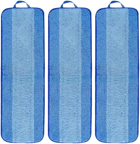 KEEPOW Microfiber Mop Pads 18 Inch 43 Pack Replacement