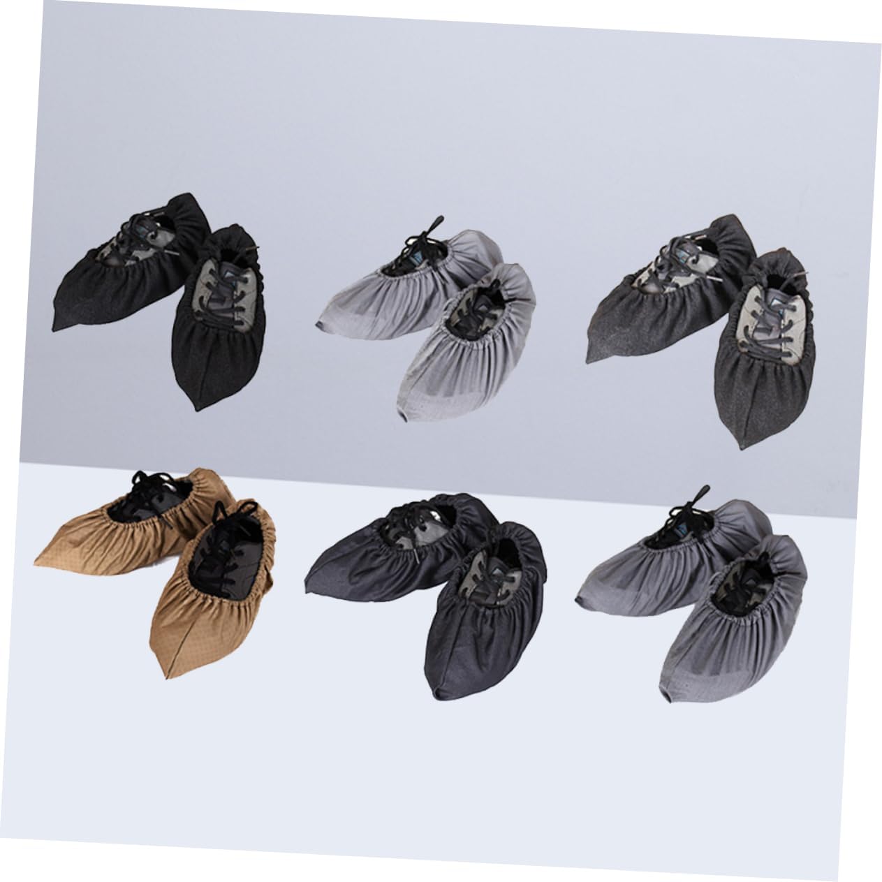 PACKOVE Mopping Shoes Cover 1 Pair Non-Slip Cleaning Shoes for Home