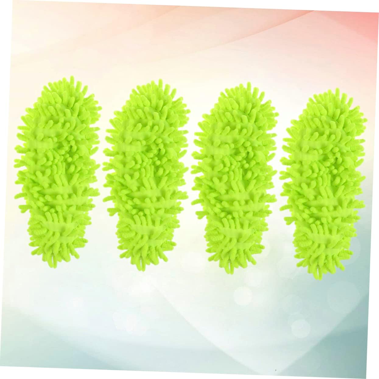 CALLARON Mop Caps Chenille Dust Mop Slippers 4 Pcs 1