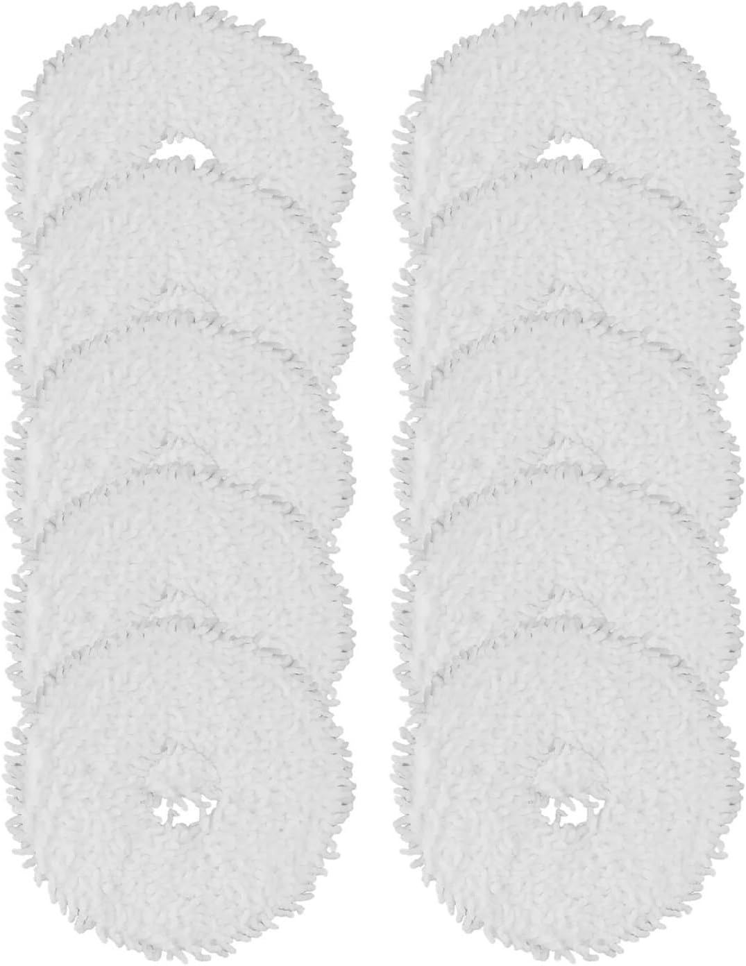 Vamarads 4 or 10 Pcs Vacuum Mop Soft Microfiber Cloths Kit