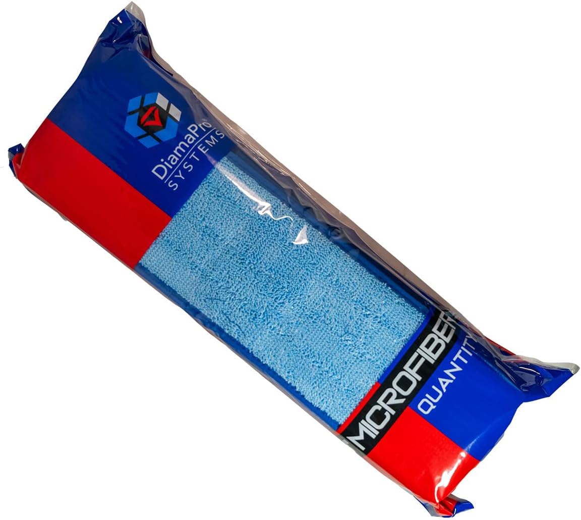 DiamaPro Microfiber 18 Inch 10-Pack Mop Pads