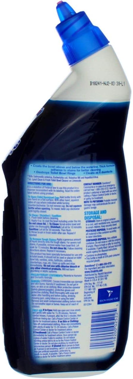 Lysol Power Toilet Bowl Cleaner 2 Pack