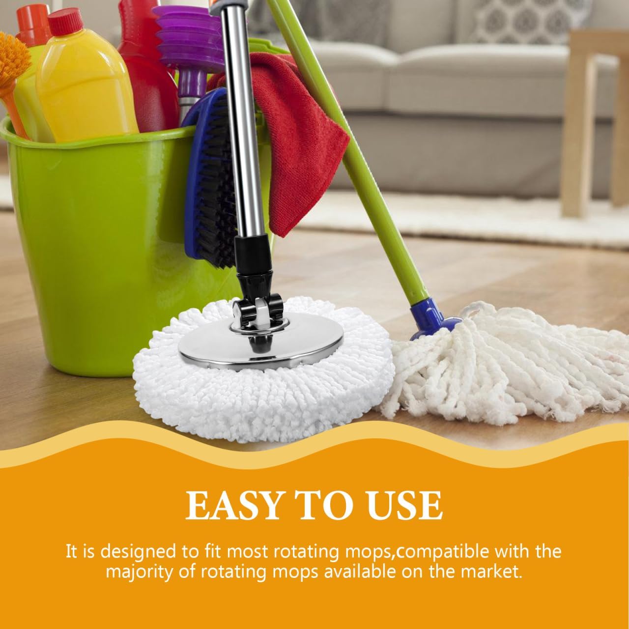 Homoyoyo Universal Mop Head for Rotating Mops