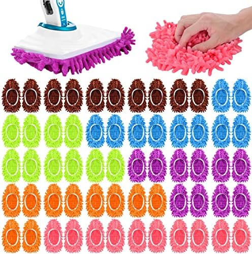 Xtinmee 30 Pairs Mop Slippers 6 Color