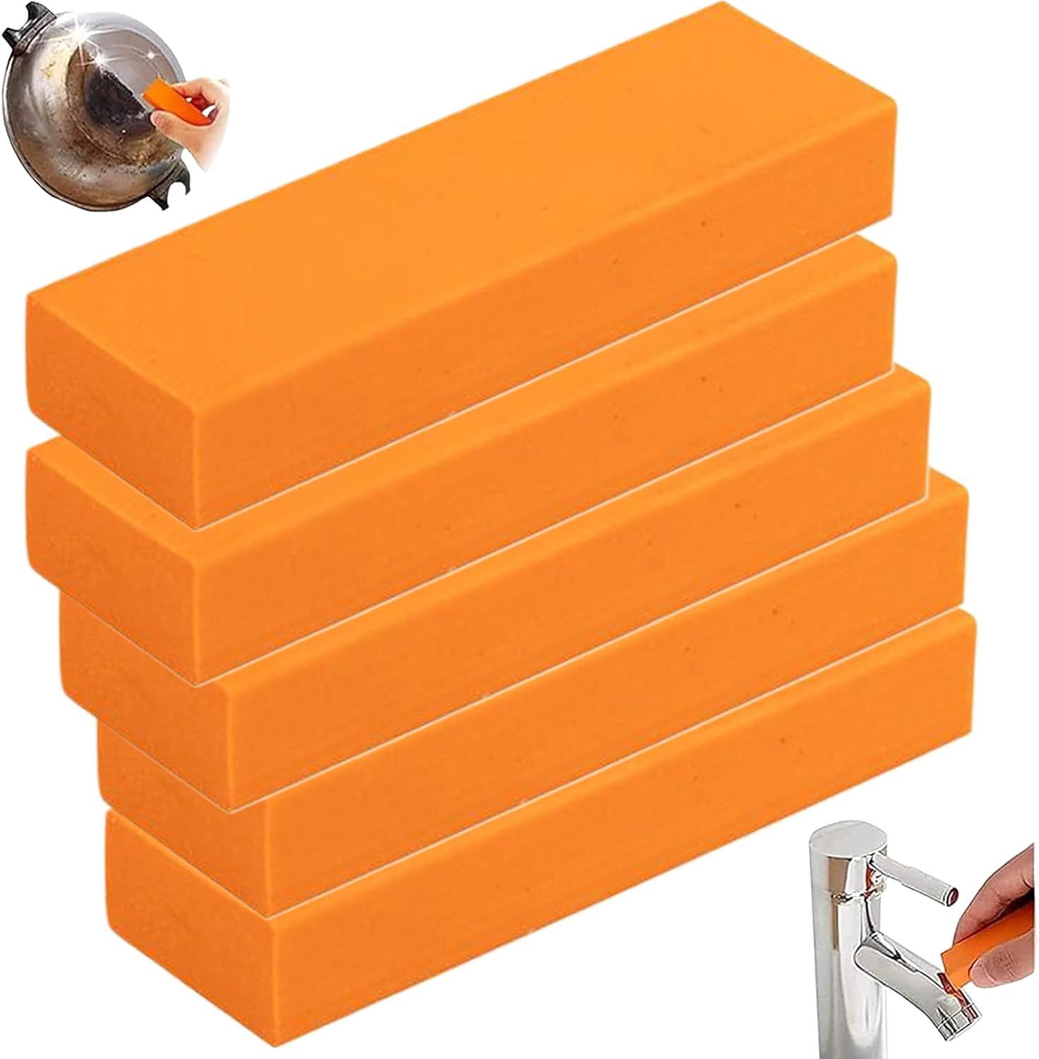 Stainless Steel Scratch Remover 5PCS Reusable Rubber Rust Eraser